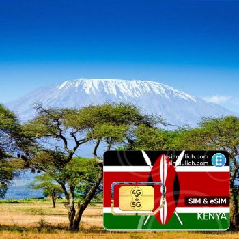 Sim Du Lịch Kenya 15 Ngày Tốc Độ Cao